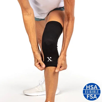 Nufabrx Pain Relieving Knee Compression Sleeve for Men and Women Knee Brace for