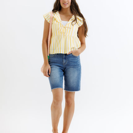 Sunshine Stripe Top — Final Sale