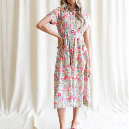 Pleated Shirtdress - Final Sale