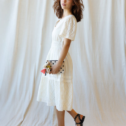 Icon Demi Cotton Lace Dress