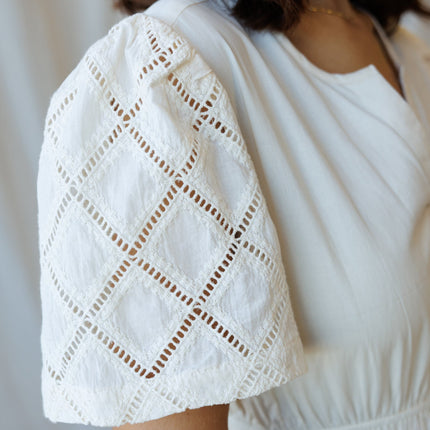 Icon Demi Cotton Lace Dress