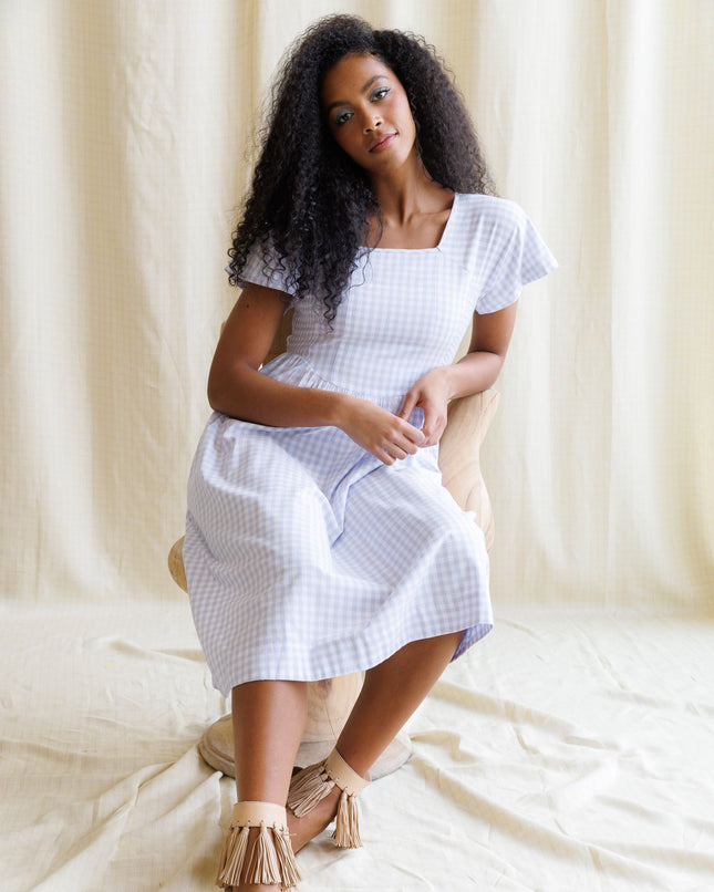 Countryside Gingham Midi Dress - Final Sale