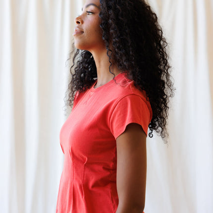 Pretty Sporty Cotton Pleated Tee