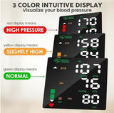 PulseTrack Wrist Monitor | Rechargeable Blood Pressure Monitor with LED Touch Screen