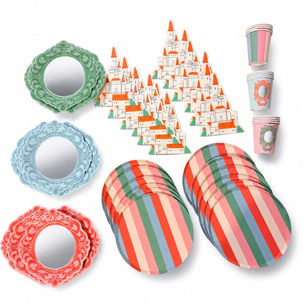 Princess Party Tableware Set for 12