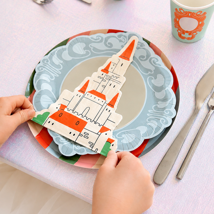 Castle Paper Napkins — 20-Piece Princess Party Pack