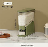 GrainGuard Rice GrainGuard Rice Dispenser | 22lb (10kg) BPA-Free Airtight Grain Storage Container