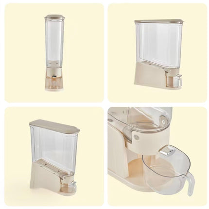 GrainGuard Rice GrainGuard Rice Dispenser | 22lb (10kg) BPA-Free Airtight Grain Storage Container