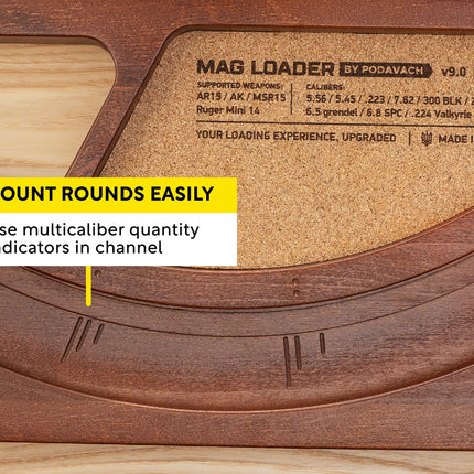 Podavach U-LOADER AK + AR15 Magazine Speed Loader