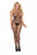 Rose Lace Bodystocking With Open Crotch