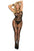 Fishnet And Lace Bodystocking With Open Crotch