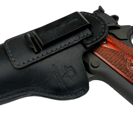 The Defender Leather IWB Holster - Fits All 1911 Style Handguns - Lifetime Warranty - Made in USA