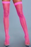 1931 Nylon Fishnet Thigh Highs
