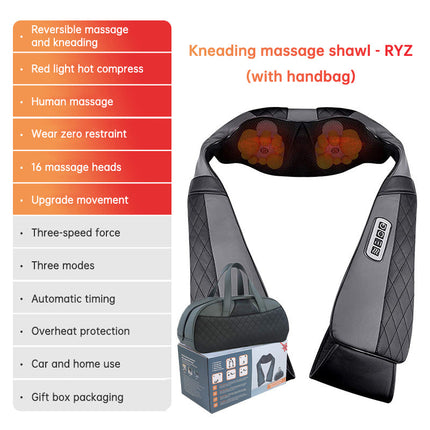SKG Cervical Spine Massage Shawl | Electric Kneading Back & Waist Massager
