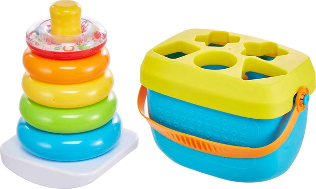 Fisher-Price Baby's First Blocks & Rock-a-Stack Toy Set