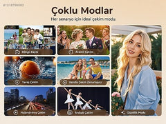 4K Vlog Camera with 330° AI Tracking & Selfie Lens