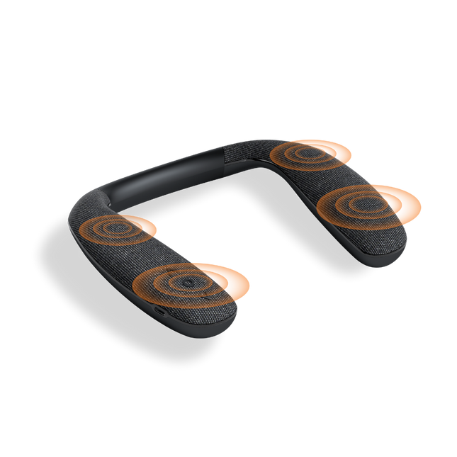 Vibe Bluetooth Neckband Speaker - 360° Sound & Gaming Audio