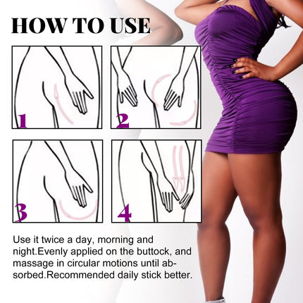 Butt Lift Firming Essential Oil | Body Shaping Massage Oil with Grapeseed & Natural Extracts