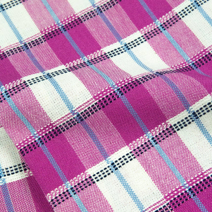 San Andres Gingham Placemat – Pink & Ivory