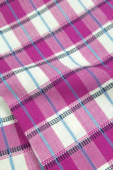 San Andres Gingham Placemat – Pink & Ivory