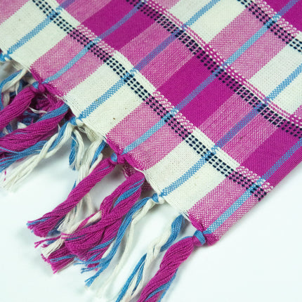 San Andres Gingham Pink & White Kitchen Towel