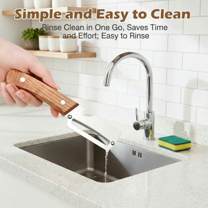 DualEdge Pro Peeler Set | 2-in-1 Stainless Steel Peeler with Built-In Bottle Opener