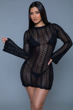 2409 Kinsley Crochet Mini Dress