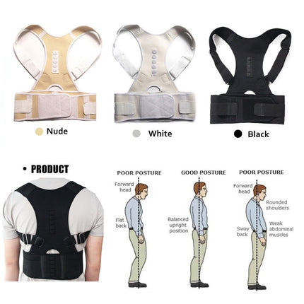Aptoco Magnetic Posture Corrector Brace | Back & Shoulder Support for Men & Women
