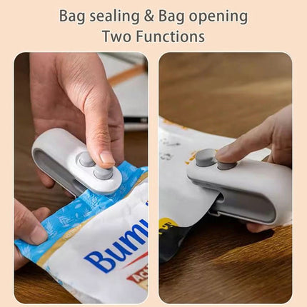 SealSync Mini Sealer | 2-in-1 USB Rechargeable Bag Sealer & Cutter