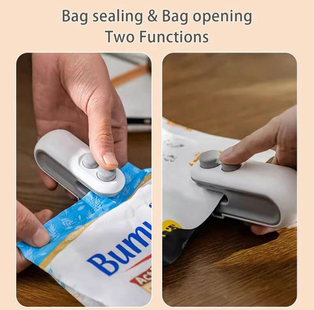 SealSync Mini Sealer | 2-in-1 USB Rechargeable Bag Sealer & Cutter