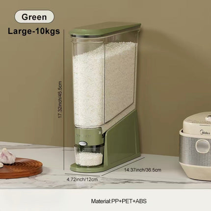 GrainGuard Rice GrainGuard Rice Dispenser | 22lb (10kg) BPA-Free Airtight Grain Storage Container