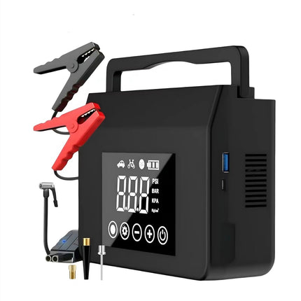RoadReady Jump Starter Kit | 4000A Peak, 150PSI Air Pump, 15000mAh Power Bank & LED Light