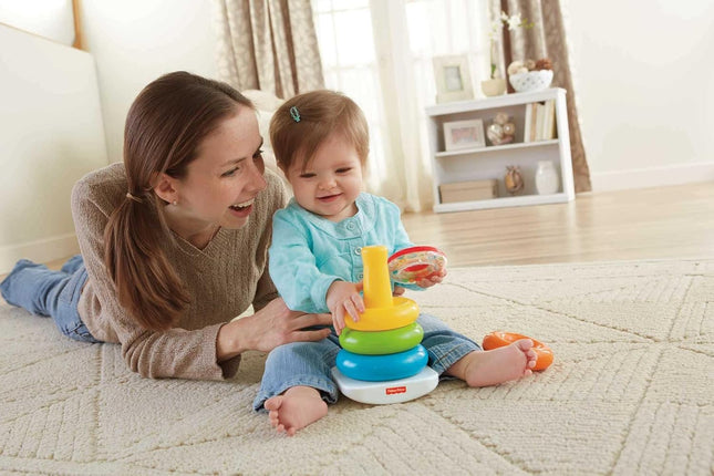 Fisher-Price Baby's First Blocks & Rock-a-Stack Toy Set