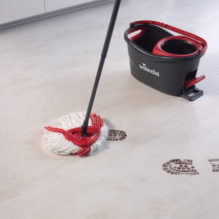 Vileda Turbo 2in1 Spin Mop & Bucket Set – 130cm Extendable Handle