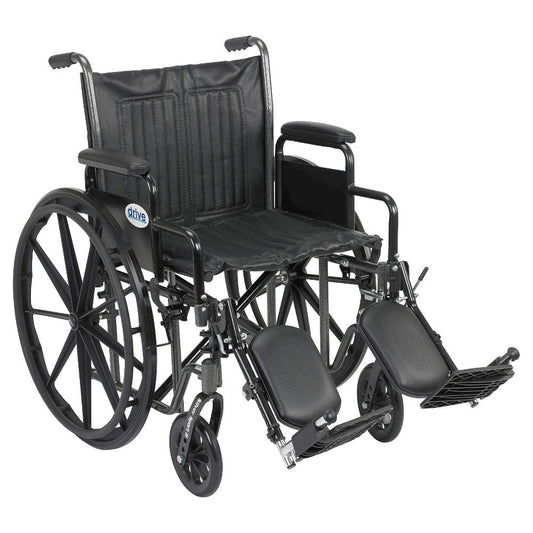 Drive Medical Silver Sport 2 Wheelchair (20" Seat})