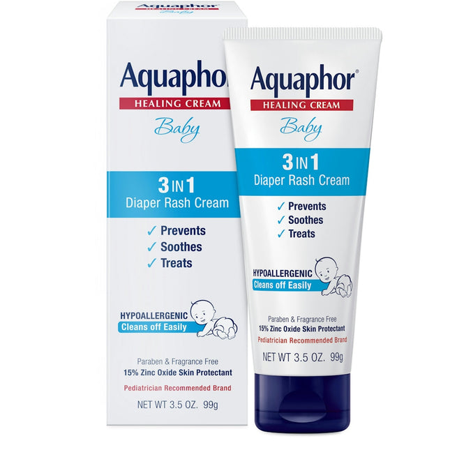 Aquaphor Baby 3-in-1 Diaper Rash Cream