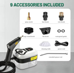 TurboSteam Portable Cleaner | 6-Level Adjustable Handheld High-Temperature Steamer