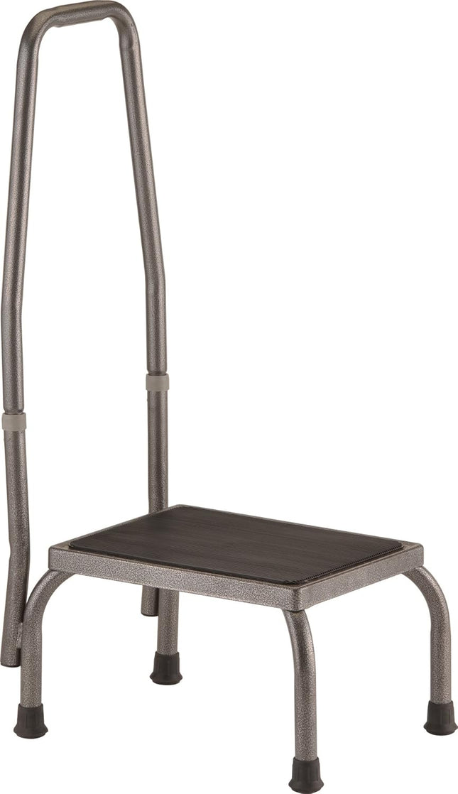 Nova Step Stool With Hand Rail – Safe, Durable, Non-Slip Step Up Stool 6066
