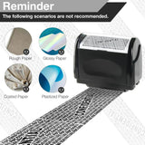 InfoGuard Privacy Roller Stamp | 2-Pack Identity Protection Stamp with 100m Roll