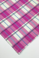 San Andres Gingham Placemat – Pink & Ivory