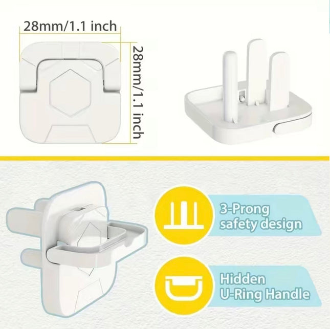 SafePlug Guard | 30-Pack Baby-Proof Electrical Outlet Covers