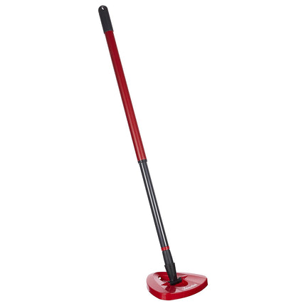 Vileda Turbo Replacement Handle & Triangle Mop Head — Black/Red