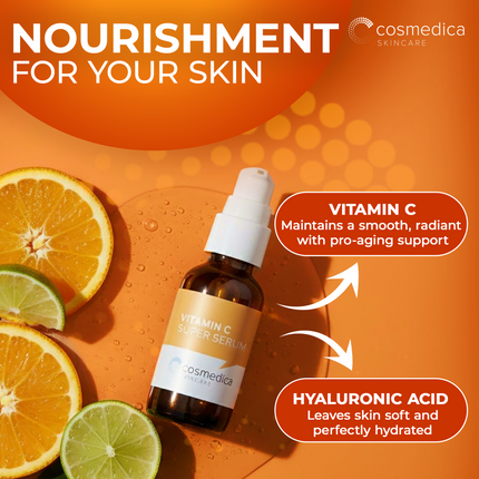 Cosmedica Vitamin C Serum with Hyaluronic Acid