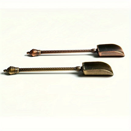 Vintage Metal Tea Spoons Set – 2pcs/3pcs Retro Holiday Decor & Gift Idea