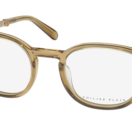 Philipp Plein Vpp057 Plein Gold Silhouette Eyeglasses