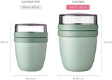 Mepal Lunchpot Ellipse 500ml+200ml — Nordic Sage