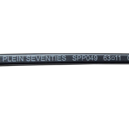 Philipp Plein Spp049 Silver Plein Seventies Sunglasses