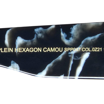 Philipp Plein Spp047 Plein Hexagon Camou Sunglasses
