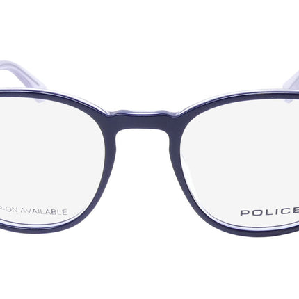 Police Vplf02 Groove 2 Clip-On Eyeglasses