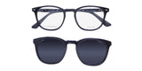 Police Vplf02 Groove 2 Clip-On Eyeglasses